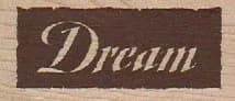 Stampa Rosa BREN-W092 Dream 1 x 2 1/4-0