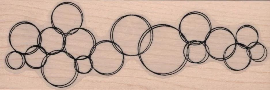 Overlapping Circles by Corrie Herriman 1 3/4 x 4 3/4-0